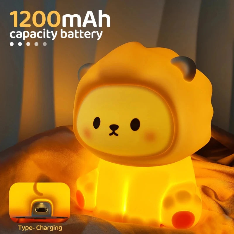 Lion LED Night Light - Just Kidding Store