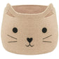 Beige Kitty Woven Organizer - Just Kidding Store