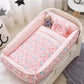 Multifunctional Baby Nest - Portable High Border Infant Crib Set - Just Kidding Store