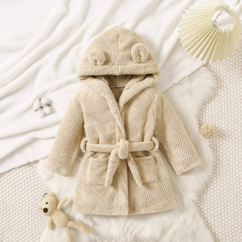 Waffle Hooded Childrens Robe - Just Kidding Store