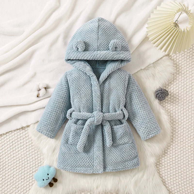 Waffle Hooded Childrens Robe - Just Kidding Store