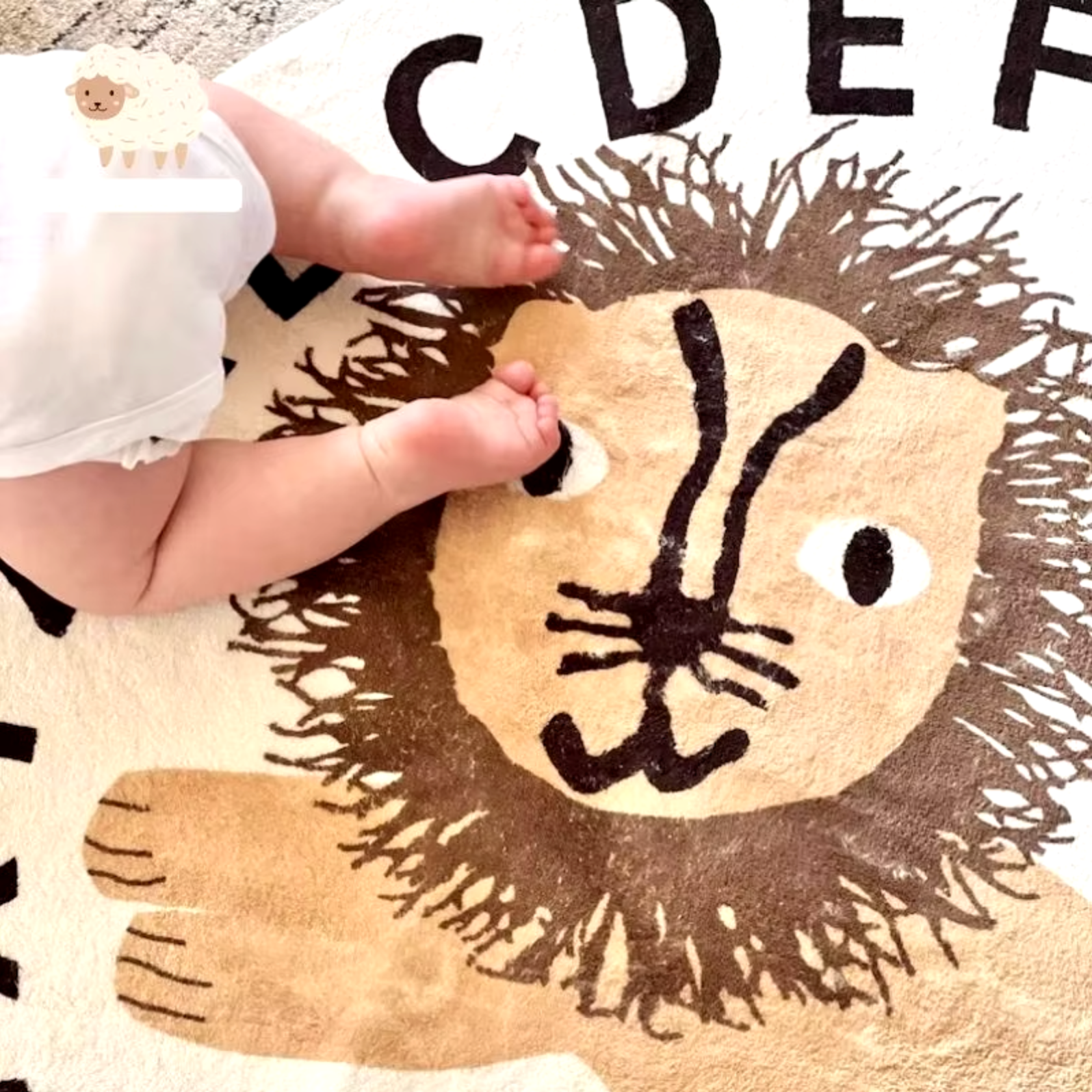 Lion Alphabet Carpet - Just Kidding Store