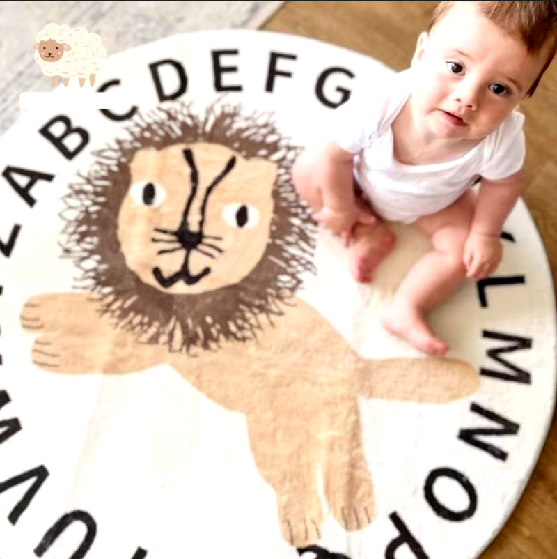 Lion Alphabet Carpet - Just Kidding Store