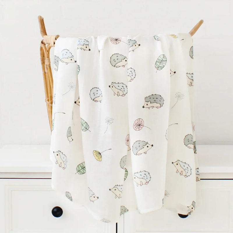 Cotton Bamboo Oversized Swaddle Blanket - Just Kidding Store