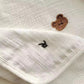 Embroidered 4 Layer Muslin Blankets - Just Kidding Store