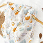 Floral Muslin Blanket - 2 Layers Cotton Swaddle - Just Kidding Store