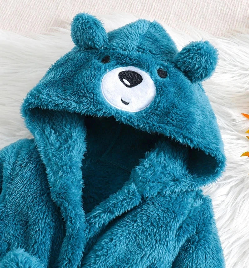 Cozy Bear Winter Children's Robe - Just Kidding Store