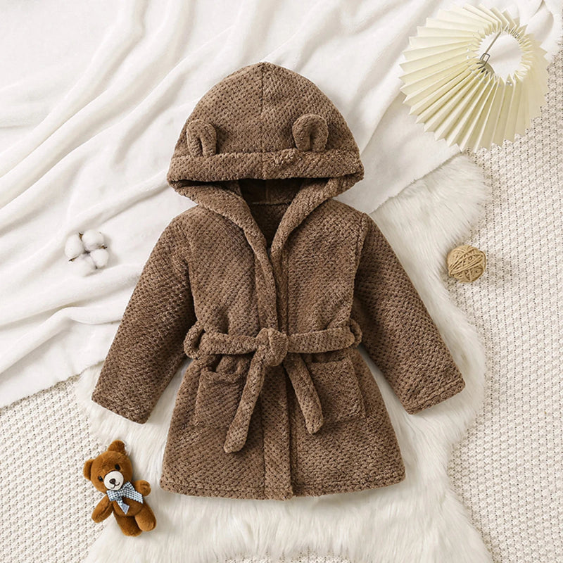 Waffle Hooded Childrens Robe - Just Kidding Store