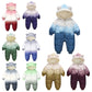 Cozy Bear Gradient Winter Baby Rompers - Just Kidding Store