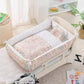 Multifunctional Baby Nest - Portable High Border Infant Crib Set - Just Kidding Store