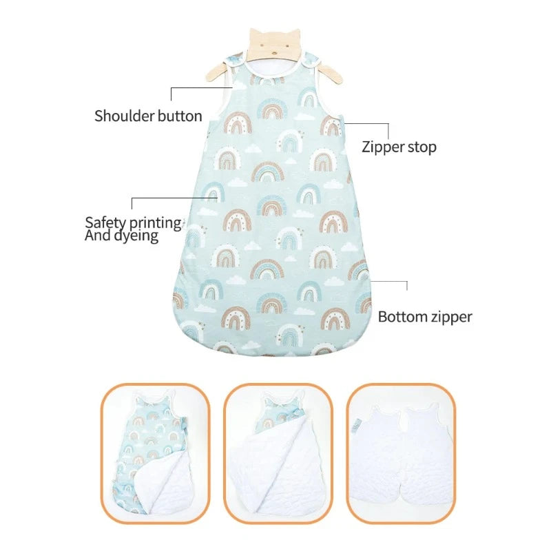 Breathable Sleeveless Sleeping Bag - Baby Sleep Sack - Just Kidding Store