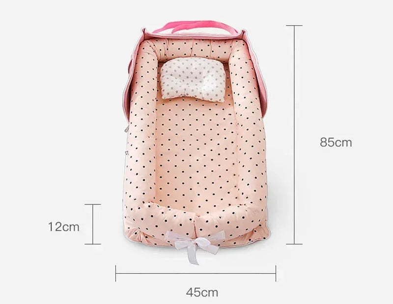 2-in-1 Portable Baby Lounger - Carry Bag - Just Kidding Store