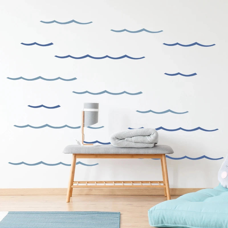 Ocean Waves Wall Decals - Just Kidding Store