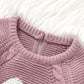 White Heart Knitted Infant Jumpsuit - Just Kidding Store