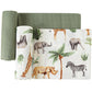 Cotton Bamboo Oversized Swaddle Blanket - Just Kidding Store