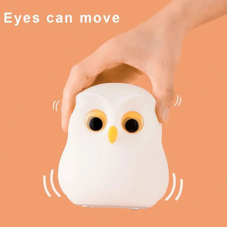 Owl LED Night Light - Color Changing Lamp - Just Kidding Store