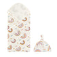 Baby Swaddle Blanket And Hat Set - Just Kidding Store