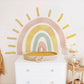 Rainbow Rising Sun Fabric Wall Sticker