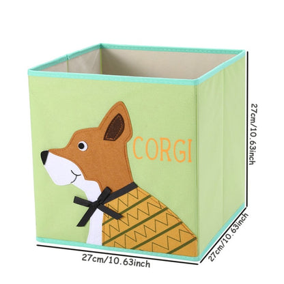 Cartoon Dog Cube Storage Box - Toys Organizer Bin - Just Kidding Store