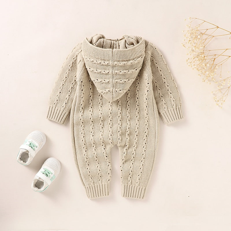 Knitted best sale jumpsuit baby