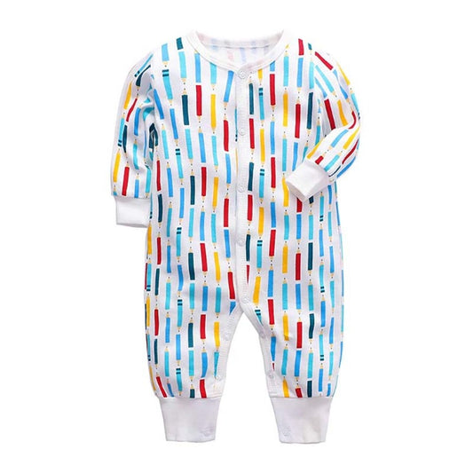 Blue Elephant Infant Baby Romper - Just Kidding Store