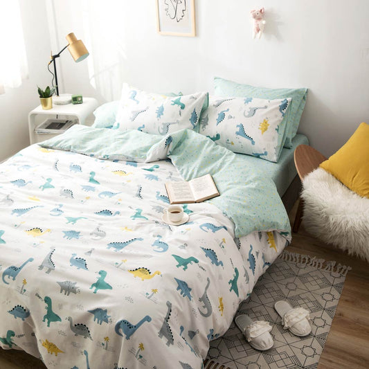 Mini Dinosaurs Bedding Set Childrens Nordic Bed Set - Just Kidding Store