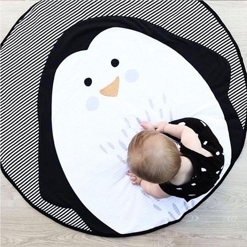 Penguin Play Mat Baby Toddler Crawling Mat Just Kidding Store